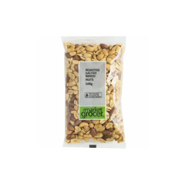The Market Grocer Mixed Nuts Salted 500g
